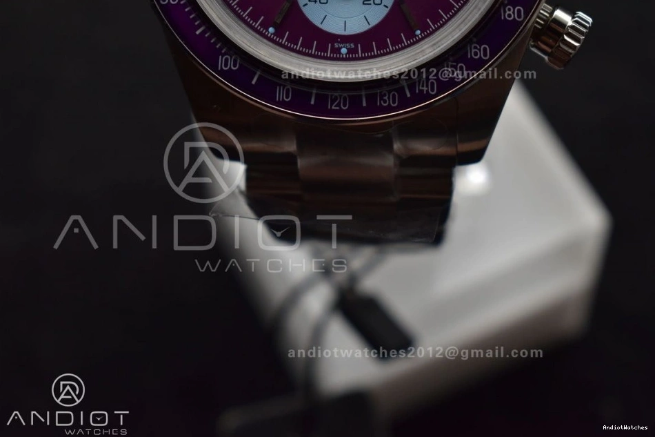 ADGF SS Tailored Scona SS 820 Bracelet Best Edition Dial SA on Daytona Purple 1114